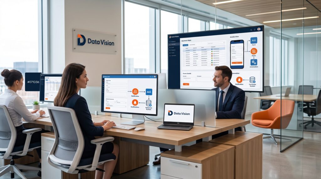 Applications métier sur mesure développées par Data Vision