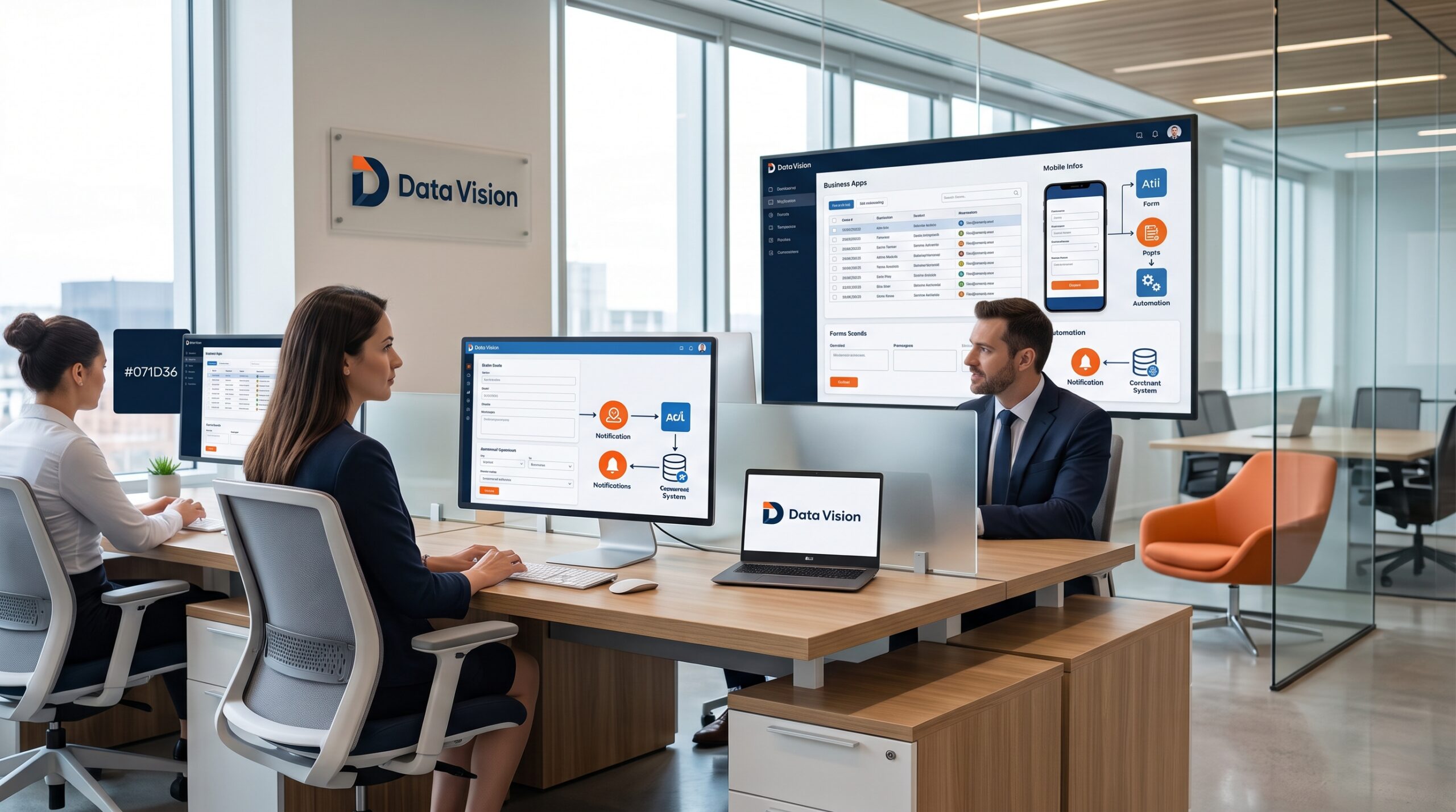 Applications métier Data Vision
