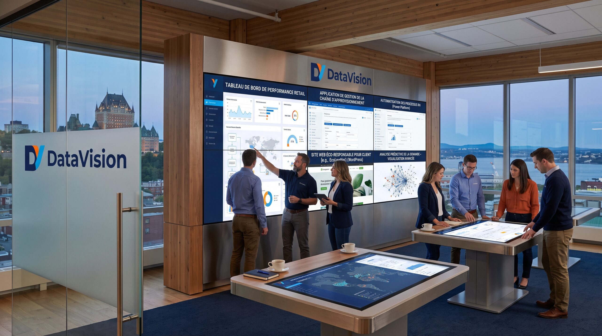 Réalisations et solutions numériques Data Vision